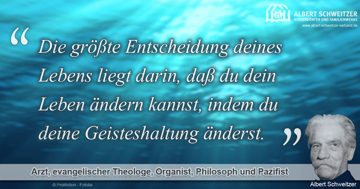 Sein Leben Andern Kinderdorfer Albert Schweitzer Kinderdorfer Und Familienwerke